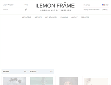 Tablet Screenshot of lemonframe.com